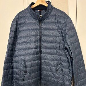 Tommy Hilfiger light down jacket (blue, XL, 80% down, 20% feathers)